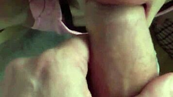 intimate submissive cuddles with petite candie cross fishnets pov