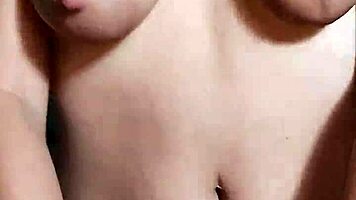 Petite Asian babe rides cock expertly showing off her natural tits and squirting skills