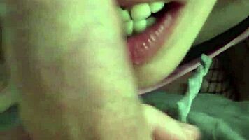 intimate submissive cuddles with petite candie cross fishnets pov