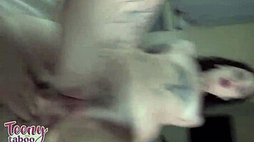 tattooed sexy burglar lydia spreads juicy pussy for seth brogan's deep creampie freedom fuck