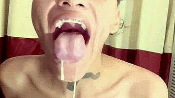 sexy slim latina jada slim explores piss play then savors bbc sucking skills