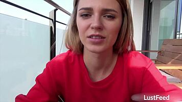 fucking jaw-dropping blondie mary kalisy tight pussy cowgirl riding pov passionate