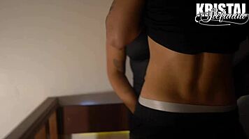 milf rabuda sits deep on young tattooed guy's monster cock homemade interracial