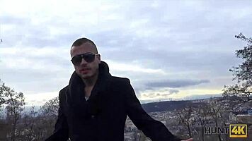 i covered that redhead's belly in cum after cash fuck