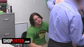 camp counselor caught shoplifting fucks group to escape trouble