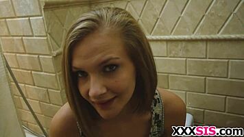 paisley brooks gets that hard cock pounding her tight holes