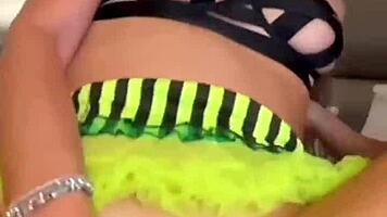 i crave their wet lesbian shower turning into wild backstage cum swap threesome