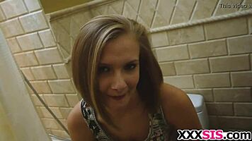 paisley brooks gets that hard cock pounding her tight holes