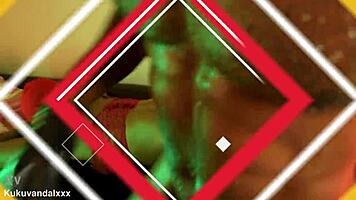 Exotic Ebony Bunny Squirts Riding Muscular Cock in Passionate Fuck Fest