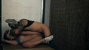 ash begs master bruno for spit bikini anal outdoors