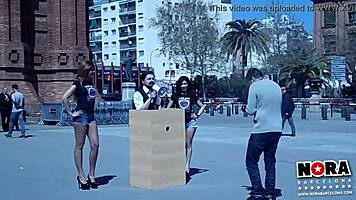 Busty spanish milf stars in hardcore voyeur anal pounding session