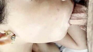 neighbor shoves huge cock in my mouth for cum wakeup