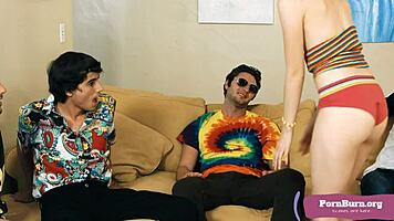 Chloe Cherry's 70s Slut Queen Deepthroat Doggystyle Squirting Ride