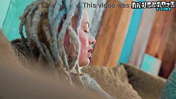 alternative dreadhead goth gapes asshole on bwc anal rides facial in high heels