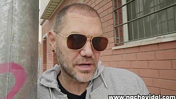 Young Latina models worship Nacho Vidal's HUGE COCK in casting