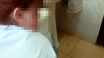 cute redhead emo nerd spies brazilian cousin masturbating in shower and helps cum pov