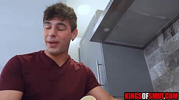 fat ass redhead skips dildo for real deepthroat face fuck 😈🍑