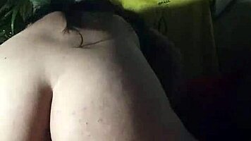 Brunette latina spreads ass for rough passionate pounding and cum