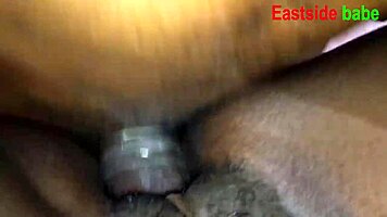 ebony wife wakes up horny for morning creampie doggystyle bang