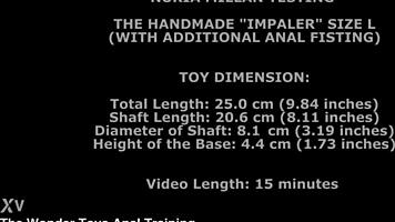 nuria millán probes massive impaler then intense anal fisting