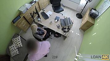 loan4k blonde czech babe aces pleasurable office pov casting blowjob