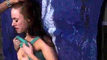 anya the anal slut endures rough outdoor public gangbang hookup frenzy