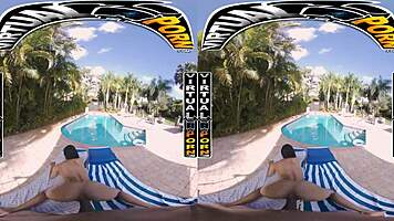 Petite Babe Enters Lush Garden for Big Black Cock Cum Fantasy