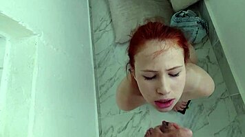 Man craves teasing blowjob before work rush