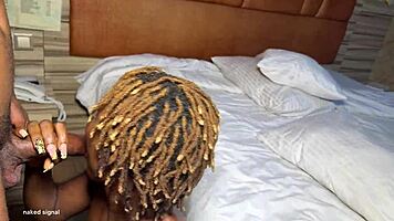 petite ebony slut bent over in garage takes monster bbc anal creampie doggystyle demolishing her ass