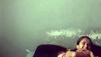 step daddy's hands explore pretty young girl's body in sensual full video tease