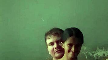 step daddy's hands explore pretty young girl's body in sensual full video tease