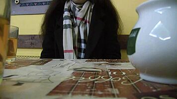 Skinny brunette cutie Katty West drilled by porn agent in casting interview