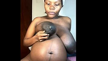 Craving that fat ass big boobs pregnant ebony pussy tease?