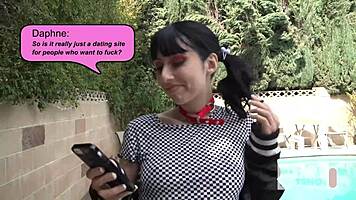 daphne dare�s skinny supermodel body takes bryan gozzling�s deepthroat face fuck and missionary pound