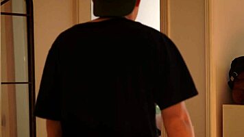 hot milf in latex catwoman costume seduces hunk for rough bedroom pussy pounding