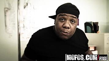 Delilah Davis Deepthroats Black Cock in Mofos Milf Bathroom Scene