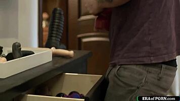 busty redhead milf guides my cock deep into her hairy wetness