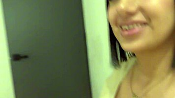 curvy latina teen brings milf with huge natural tits to porn casting