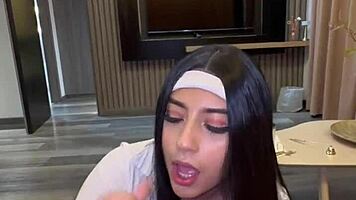 colombian latina begs professor for creampie doggystyle to pass semester riding big cock