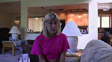 Babysitter Lilith Grace Deepthroats Seth Brogan Rides Creampie Juicy Pussy