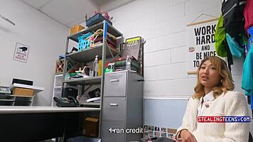 Rich Asian brat Mina Luxx stripped and dominated hard