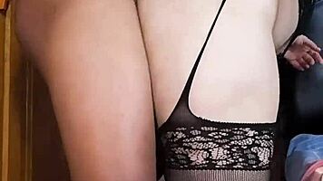 hey listen to her scream while i pound that sexy lingerie slut