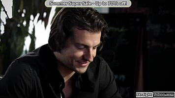 Horny Milf Flight Attendant Seduces Stranger for Bed-Shaking Quickie Fuck