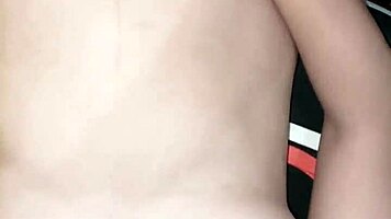 asian teen squirms in ecstasy cumming repeatedly her moans ignite wild desire on bedroom vibrator