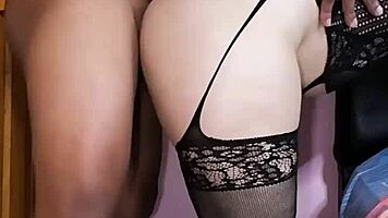 hey listen to her scream while i pound that sexy lingerie slut