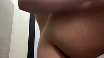 Risky Gym Toilet Fuck Tempts Her Dripping Pussy