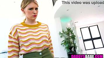 naughty young blonde gets spanked fingered and fucked pov style