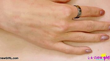 Hey check out this lovely blonde showing off her figure on sofa