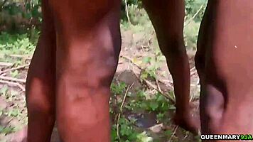 hey check out african big dick gangbanging amateurs outdoors