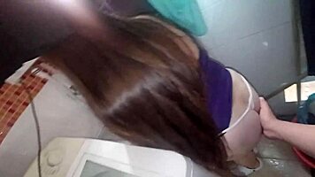 watch this chubby latina milf get bent over and pounded doggystyle all year by her boss in hot homemade clips